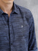 Striped AOP Shirt | Blue