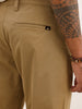 Solid Straight Fit Trousers | Khaki
