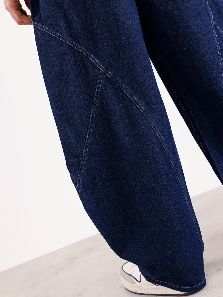 Classic Baloon Fit Jeans   |  Blue