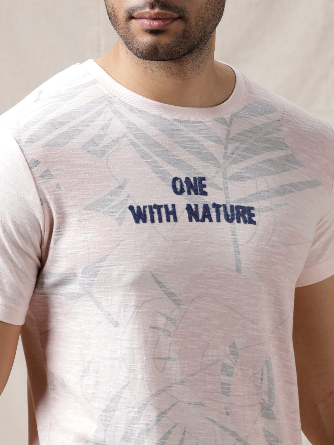 One With Nature Floral Printed T-Shirt