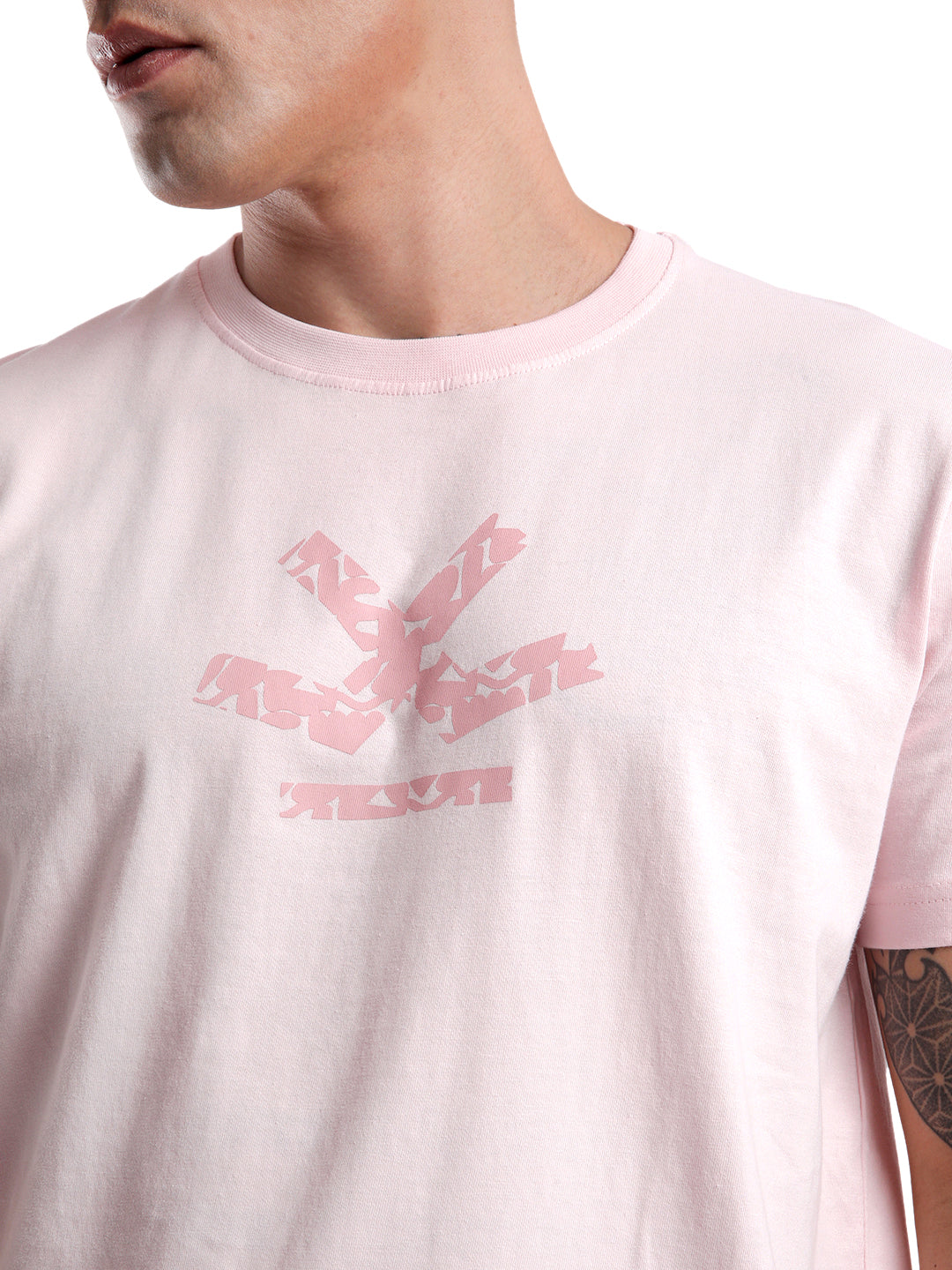 Pink Groove Printed T-Shirt