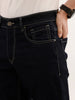 Straight Fit Denim Jeans | Dark Blue