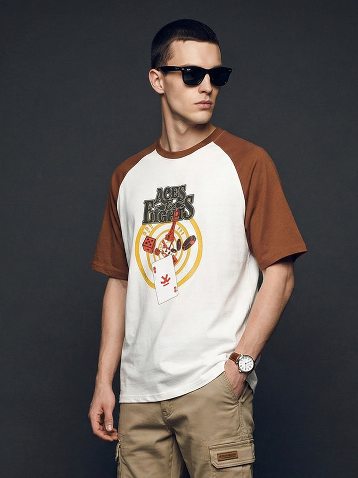 Oversized Ragland Sleeve T-Shirt | White