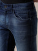 Blue Faded Chic Slim Fit Jeans