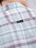 Wrogn Men's Comfot Fit Printed Checkered Shirt | Blue