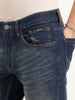 Slim Fit Faded Denim Jeans | Blue