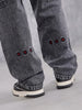 Men's Loose Fit Carpenter Cargo Jeans | Grey