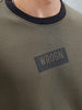 Wrogn Comfort Fit Graphic Sweatshirt | Olive