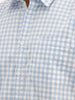 Regular Fit Checkered Full Sleeve Shirt | Light Blue | WWSH0809MAZ