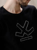 Metallic Logo Printed Sweatshirt