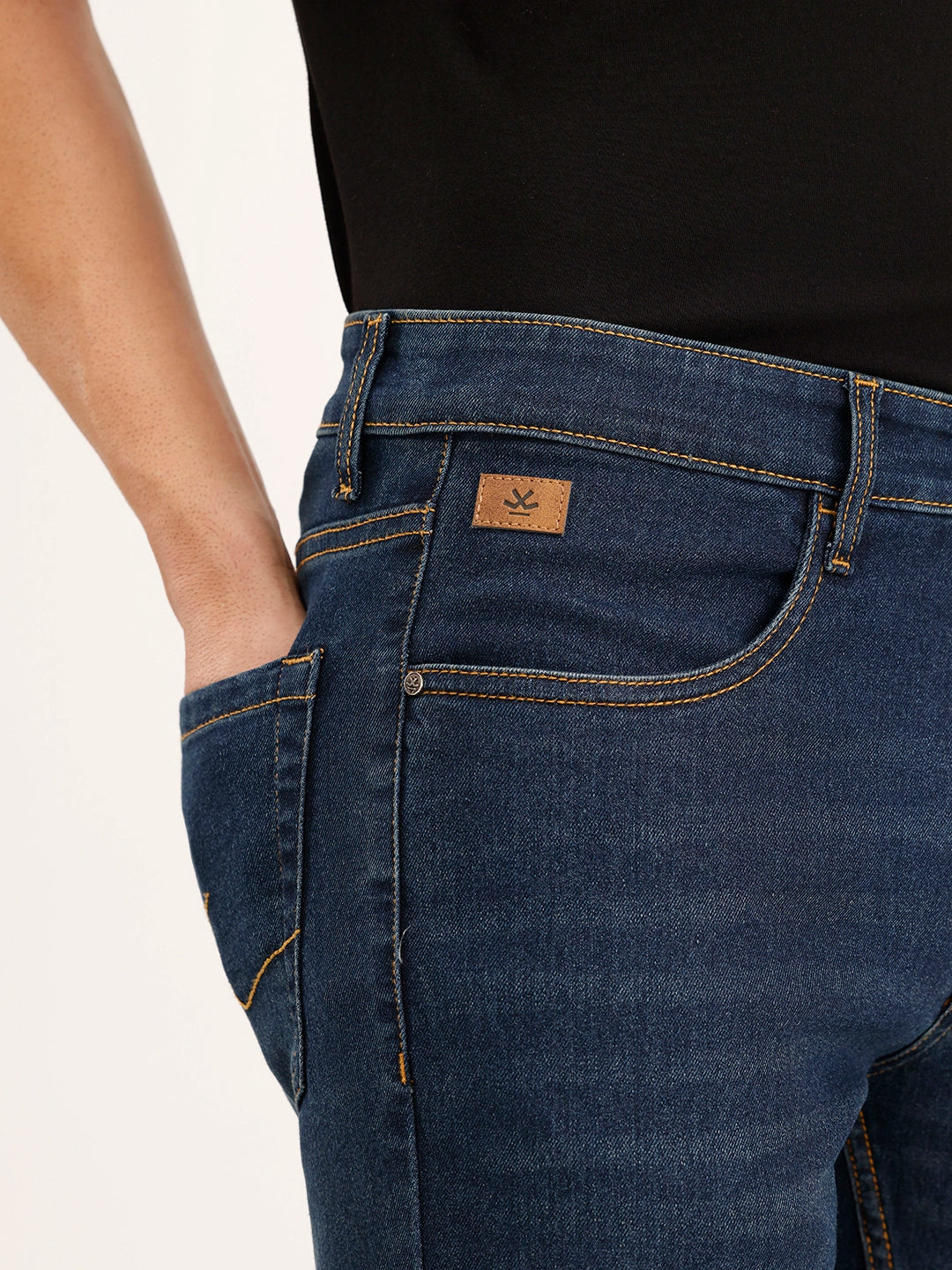 Slim Fit Denim Jeans | Dark Blue