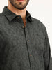 Textured Regular Fit Shirt | Dark Green