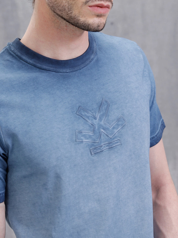 Washed Pigment Dyed T-Shirt | Blue