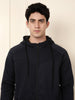 Bold Black Hooded Sweatshirt