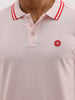 Solid Tipping Collar Polo T-Shirt | Pink | WWTS291F