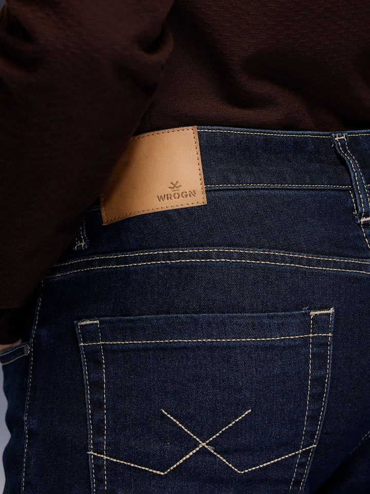 Men's Casual Slim Fit Jeans   |  Dark Blue