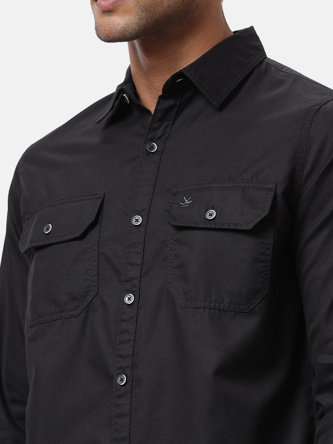 Basic Solid Black Shirt