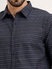 Regular Fit AOP Full Sleeve Shirt | Blue