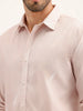 Slim Fit Textured AOP Shirt | Pink