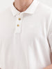 Jacquard Collar Polo T-Shirt  | Off White