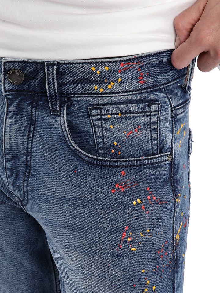 Medstone Paint Splatter Jeans