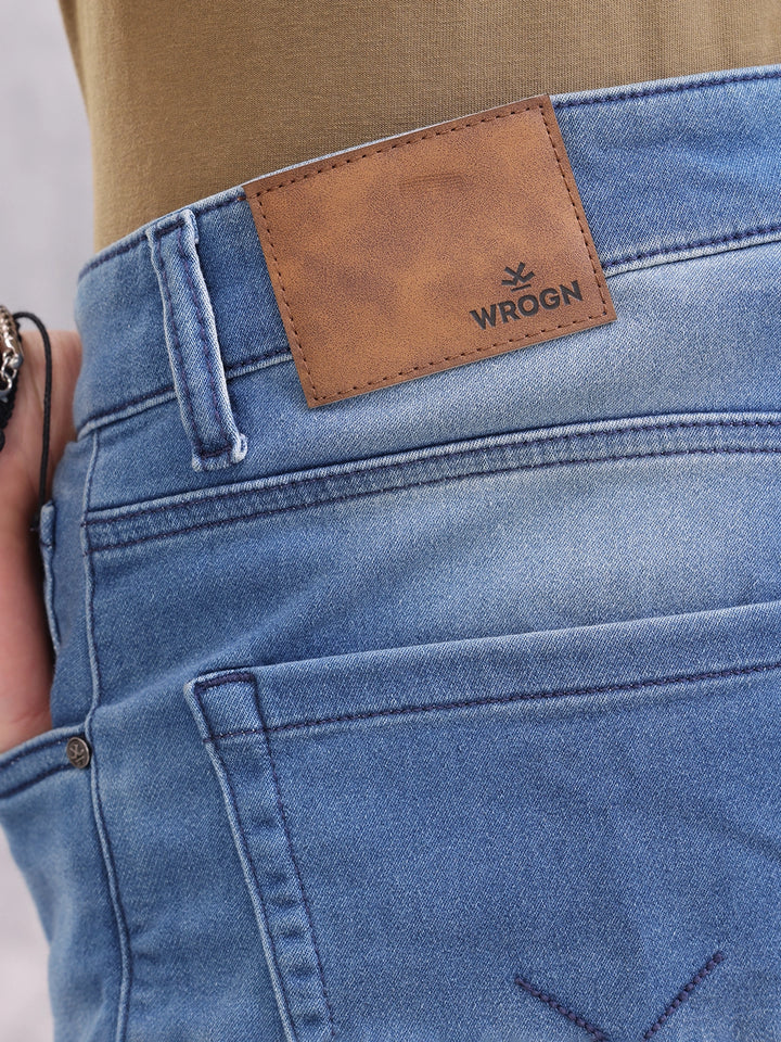 Low Fade Skinny Crop Jeans | Blue