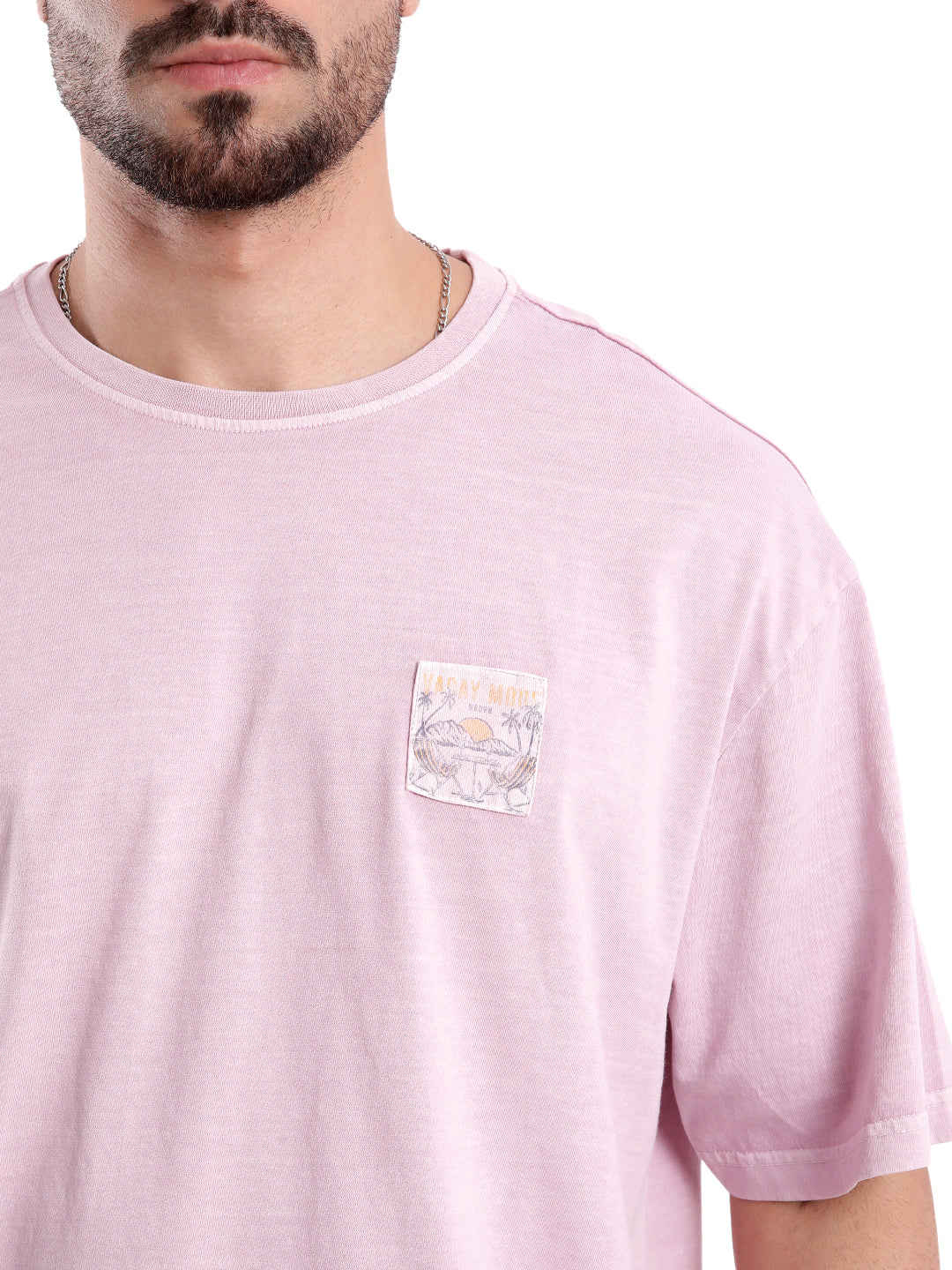 Travel Mode Pink Oversized T-Shirt