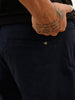 Solid Loose Fit Trouser | Navy Blue