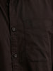 Solid Regular Fit Full Sleeve Shirt | Black