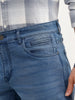 Straight Fit Faded Denim Jeans | Light Blue