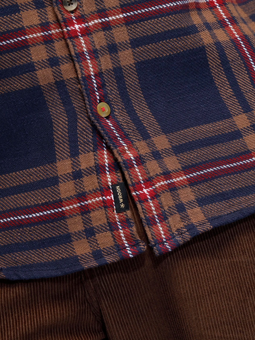 Men's Casual Slim Fit Checkered Pattern Shirt | Navy Blue