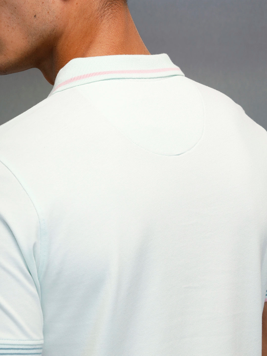 Men's Casual Regualr Fit Polo T-Shirt | Light Blue