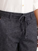 Anti Fit Striped Trouser | Blue