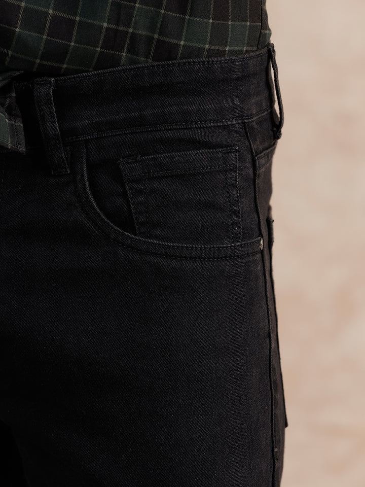 Casual Slim Fit Jeans | Black