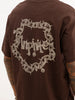 Classic Oversized Back Puffer Printed T-Shirt | Brown