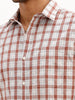 Classic Slim Fit Checkered Shirt | Rust