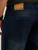 Washed Relaxed Fit Denim Jeans | Dark Blue