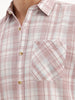 Slim Fit Checkered Shirt  | Pink