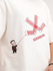 Oversized Fit Embroidered T-Shirt | Off White