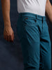 Teal Blue Slim Fit Jeans