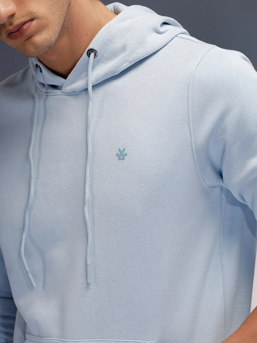 Premium Soft Fleece Classic Slim Fit Sweatshirt | Blue
