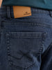 Washed Straight Fit Denim Jeans | Blue
