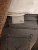 Faded Slim Fit Denim Jeans | Black