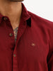 Solid Slim Fit Full Sleeve Shirt | Maroon | WSH02FSSL0181S