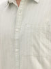 Slim Fit Striped Full Sleeve Shirt | Light Green