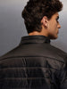 Men's Regular Fit Puffer Jacaket   |  Black