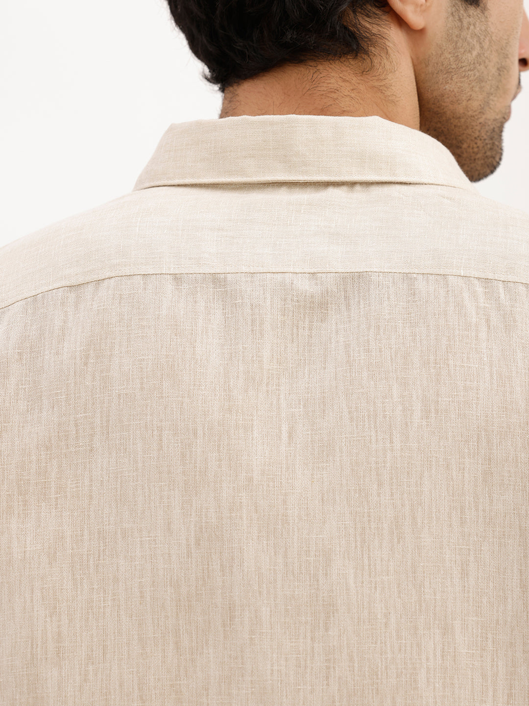 Solid Full Sleeve Shirt | Khaki