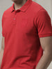 Wrogn Batch Red Polo T-Shirt