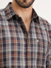 Regular Fit Checkered Shirt | Multicolor