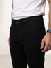 Solid Regular Fit Trouser | Black